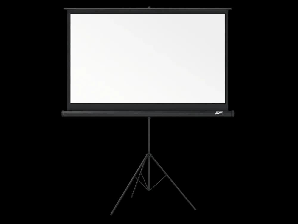 Ecran proiectie portabil cu trepied, 244 x 244 cm, EliteScreens Tripod T136NWS1, format 1:1