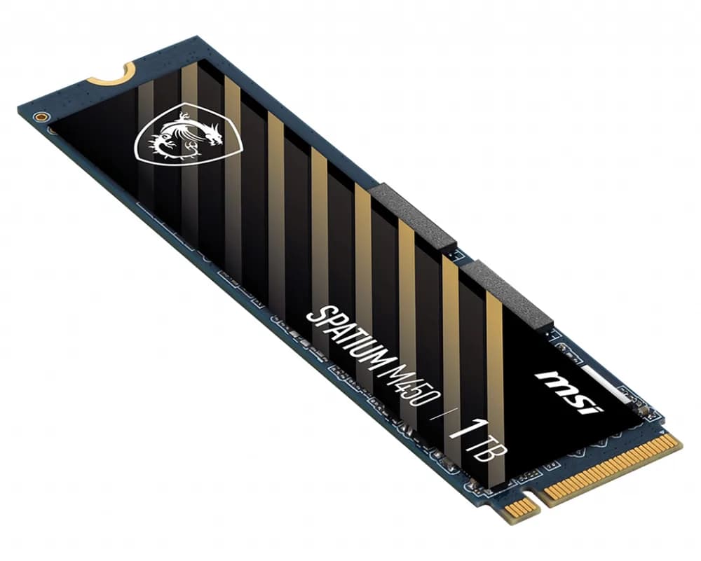 SSD MSI SPATIUM M450 PCIe 4.0 NVMe M.2 1TB V1 "SPATIUM M450 PCIe 4.0 NVMe M.2 1TB V1" — miniatură