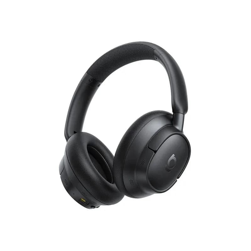CASTI Baseus Bowie Bass BH1 NC Wireless Noise Cancelling, over ear, 40mm Dynamic Drivers, autonomie 80 ore, microfon pe casca, conectare prin Bluetooth 6.0, negru "A0203703" - 6932172696993 — miniatură
