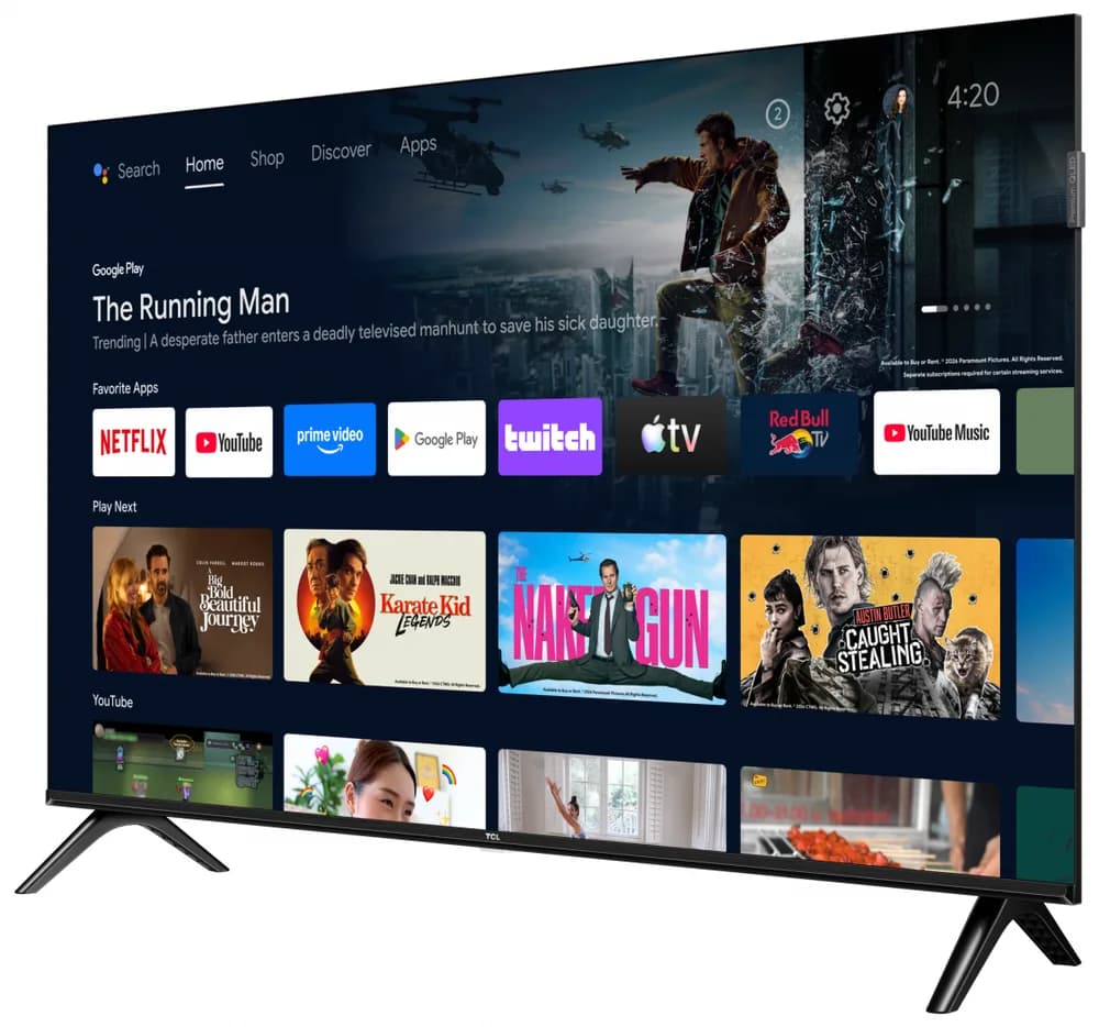 Televizor TCL QLED 32S5L, 80 cm, Smart Android TV, Full HD, Clasa F (Model 2026) — miniatură