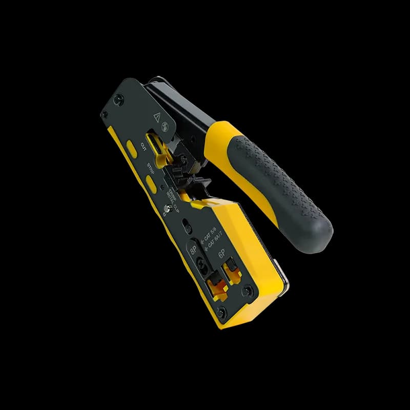CLESTE sertizare mufe, LOGILINK, functii: sertizare mufe, decupare si taiere cablu, pentru mufe RJ11/ RJ12/RJ45 Cat.5/6a/7. pass through conectori, "WZ0060" — miniatură