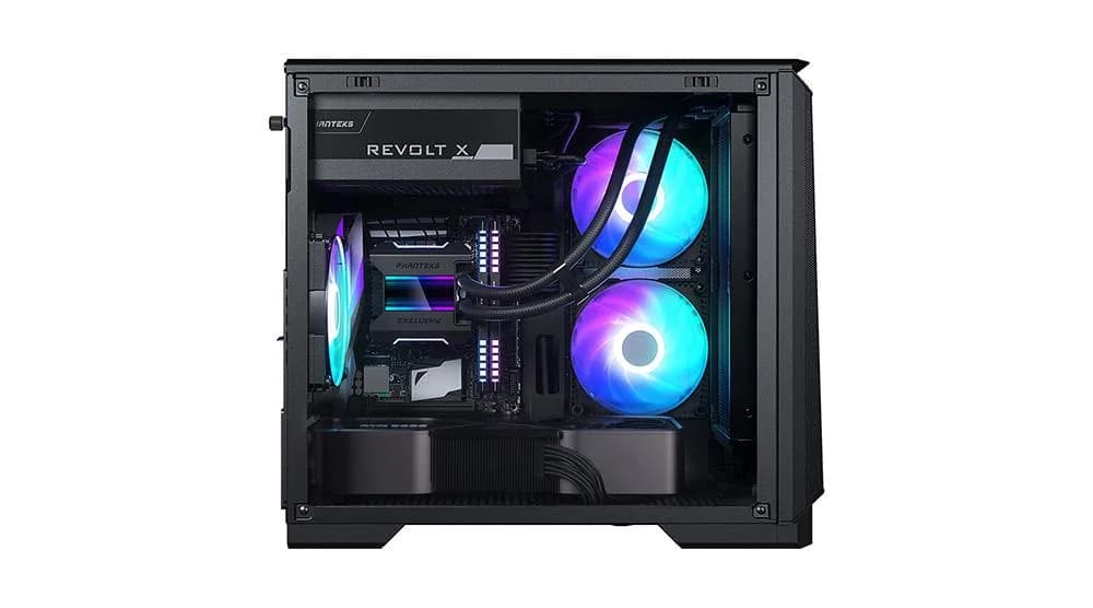 Carcasa PHANTEKS Eclipse P200A, RGB, Mini Tower, Black — miniatură