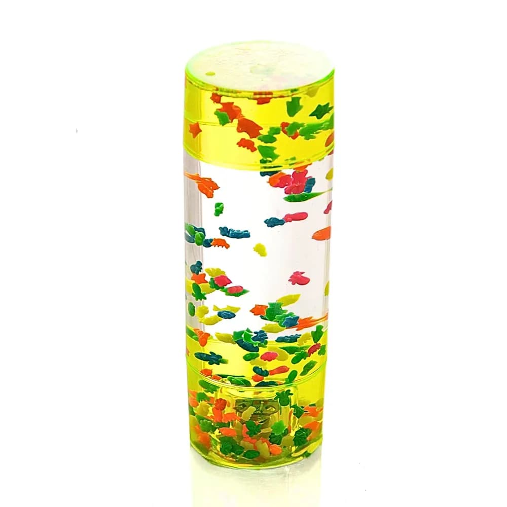 Mini acvarii luminoase cu peștișori – 3 culori asortate