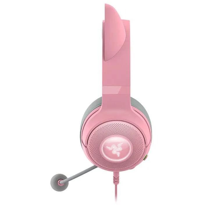 Casti Gaming Head-band Razer Kraken Kitty V2, Wired, noise-canceling, Negru — miniatură