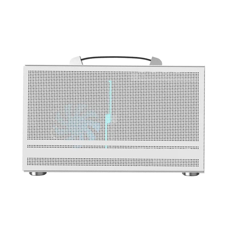 CARCASA PCCOOLER, Mini Tower, ITX, fara sursa, fereastra laterala tip MESH, alb, USB 3.2 gen 1 x 1, USB Type-C x 1, "MINI I100W PRO MESH" — miniatură