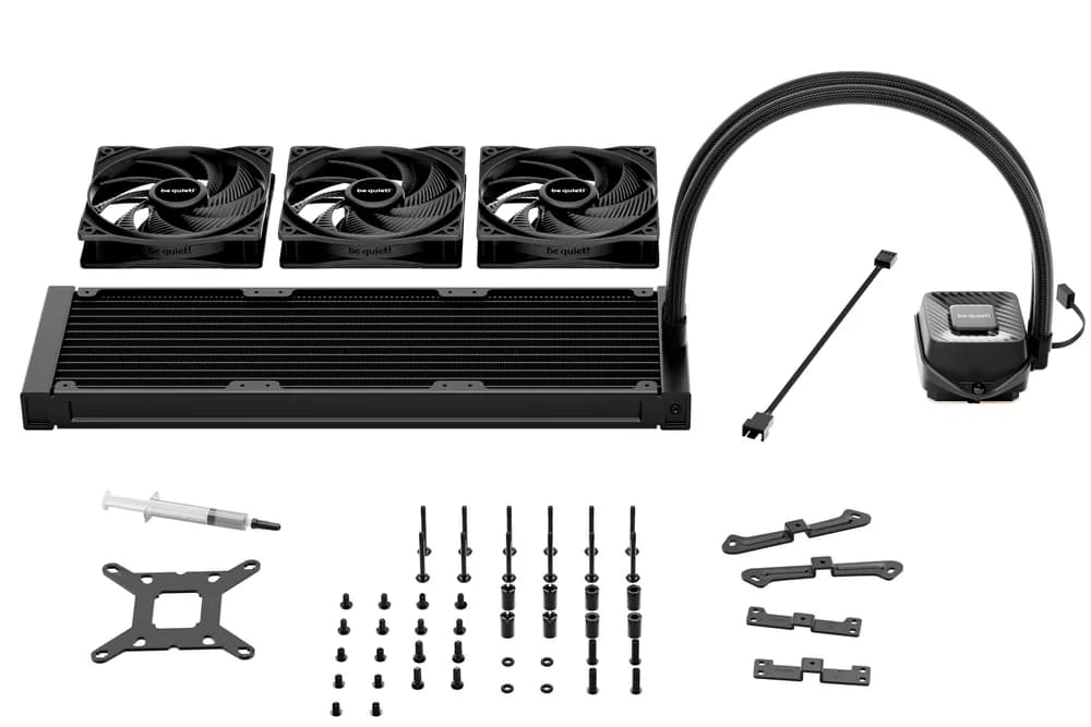 COOLER be quiet "PURE&nbsp;LOOP 3", skt. LGA1851, LGA 1700, AM4, AM5, racire cu lichid, 3 x 120mm, 2100 RPM, negru "BW029EU" — miniatură