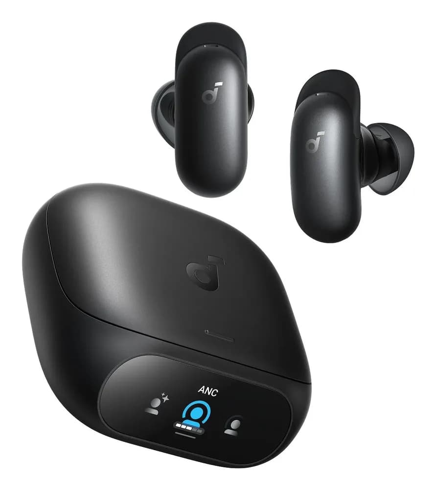 Casti Anker "Soundcore Liberty Pro 5", tip butoni, utilizare multimedia, Bluetooth 6.1, USB-C, microfon, autonomie 28 ore, ANC, Anker Thus Ai Chip, negru, "D1203G11" - 0194644308032