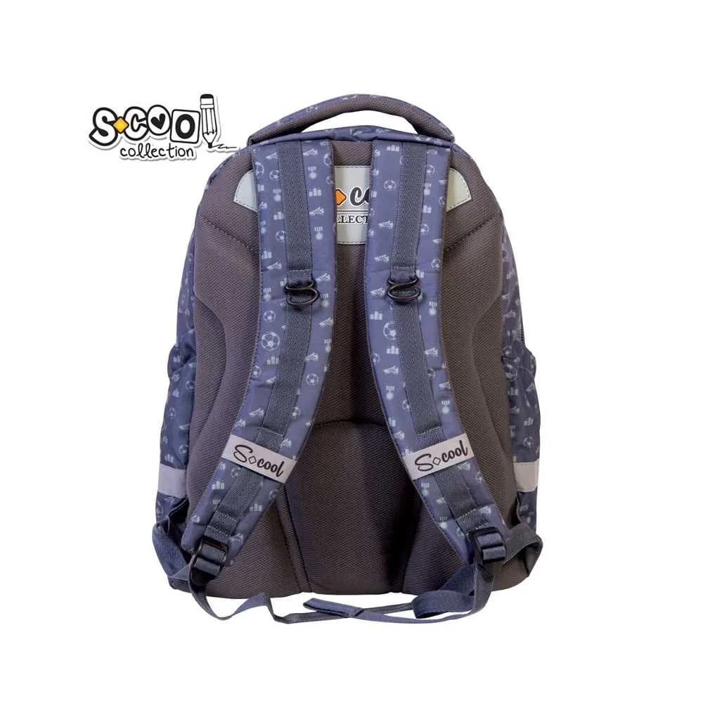 Ghiozdan anatomic light, 41 cm, GOOD SOCCER - S-COOL — miniatură