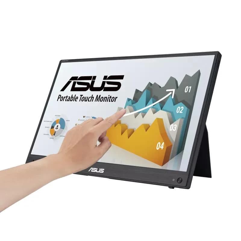Monitor Consumer ASUS MB16AHT, 15.6", 1920 x 1080 pixeli, Touchscreen, Black — miniatură