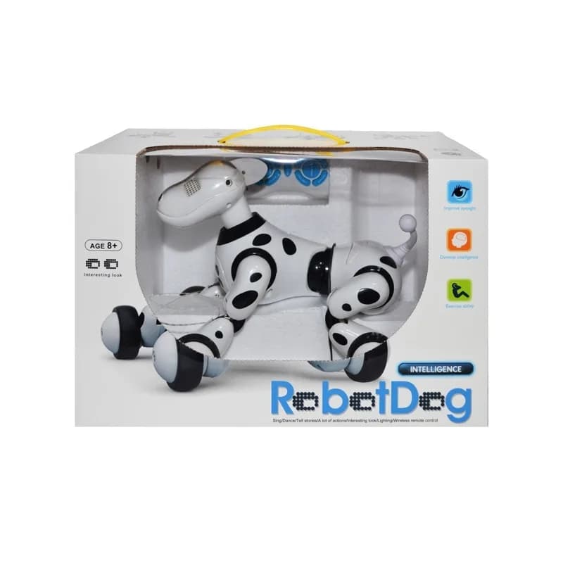 Robot catel, vorbitor, cu RC, AC, 24x18x18 cm — miniatură