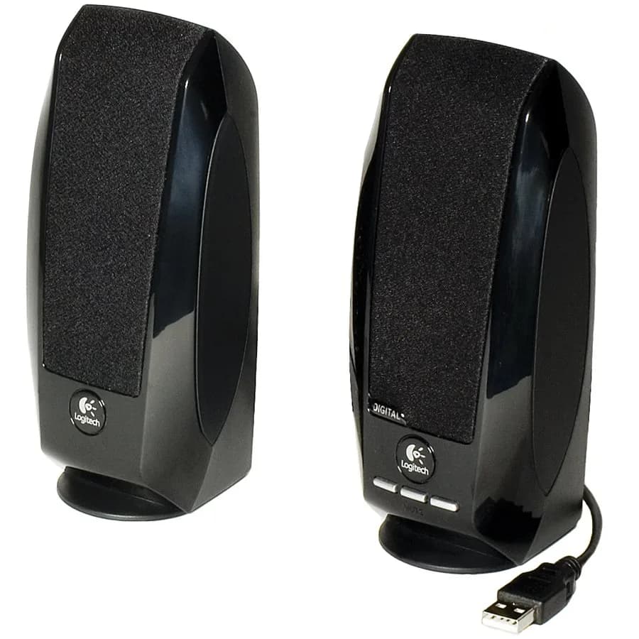 BOXE LOGITECH 2.0, RMS: 1.2W (2 x 0.6W), black, USB power, "S150" "980-000029"