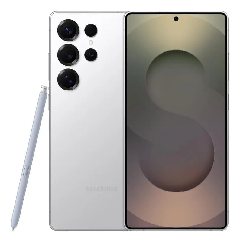 Smartphone Galaxy S25 Ultra 512GB 12GB RAM 5G Dual SIM Titanium WhiteSilver "SM-S938BZSGEUE" — miniatură