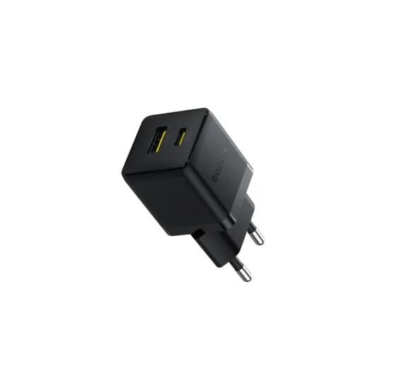 Incarcator Retea Baseus Palm, 30 W, 2 porturi, Negru