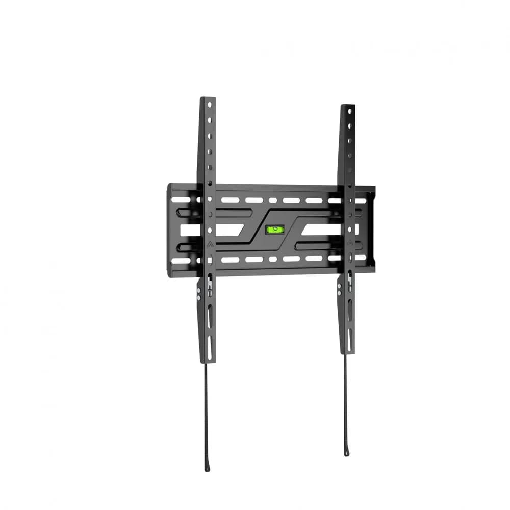 Suport perete TV Serioux 32-75" Fix 75kg Profil 24mm, Produsul este alcatuit din: Placă de perete, Brațe / șine verticale de montaj, Sistem de agățare și blocare, Set de accesorii pentru montaj, Material: Otel, Finisarea suprafeței: vopsea electrostatica, Dimensiune ecran: 32"-75" Compatibilitate — miniatură