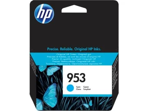 Cartus Cerneala Original HP Cyan, nr.953, pentru OfficeJet Pro 7720|7730|7740|8210|8218|8710|8720|8730, "F6U12AE"