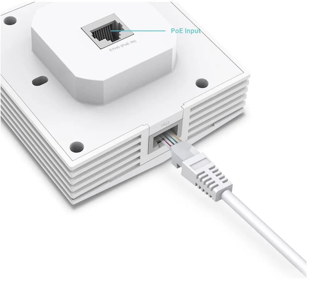 Access point TP-Link EAP650-WALL, PoE, Dual-band, WiFi 6 - AX — miniatură