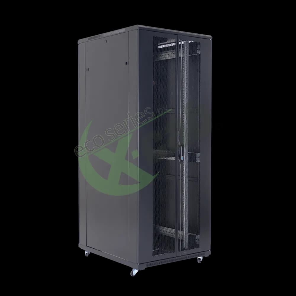 CABINETE Xcab metalic de podea 19", tip rack stand alone, 42U 800x800 mm, Eco Xcab A3 MD "A38842-MD.9004"