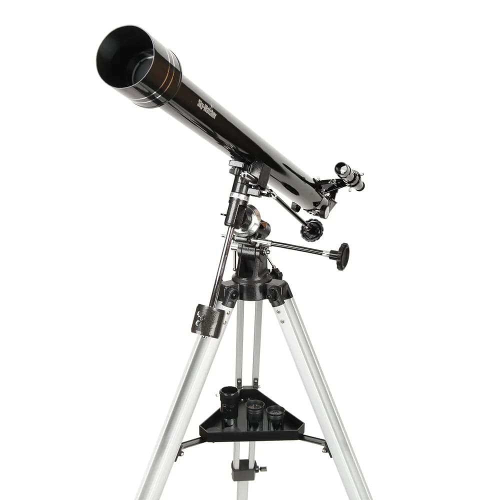 Refractor SkyWatcher Luna-60 60/900 pe montură EQ1, cu ecran de proiecție solară