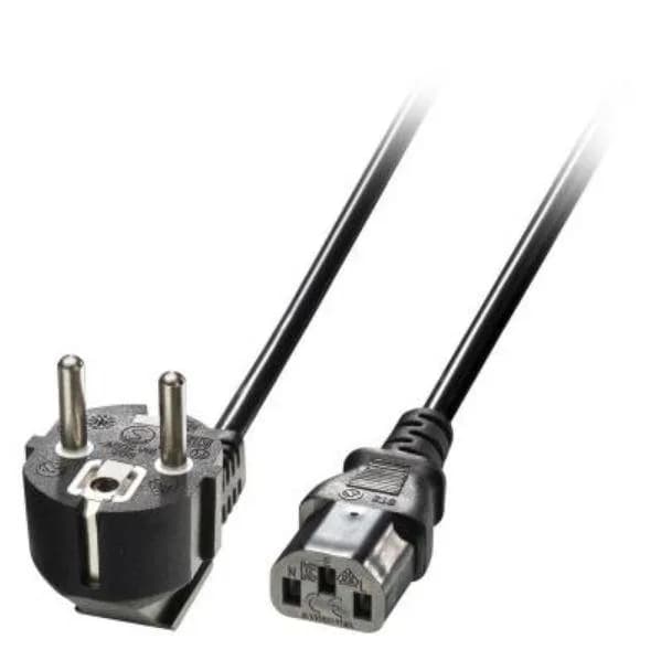 Cablu alimentare schuko Lindy IEC C13, 2m, negru Technical details Connector A: Schuko Connector B: IEC C13 Cable type: H05-VVF 3G*0.75mm² Number of wires: 3 Wire cross-section: 0.75mm² Available lengths: 0.7m - 5m Operating temperature: ca. -10 to 70°C Storage temperature: ca. -25 to 70°C Colour