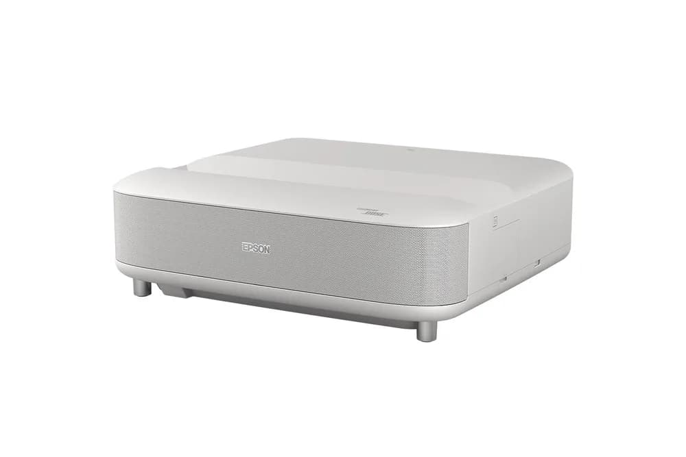 PROJECTOR EPSON EH-LS670W DIAMOND WHITE, short throw, 3600 Lumeni, Rezolutie: 4K PRO-UHD, Aspect ratio: 16:9, Contrast: 5.000.000 : 1, Sursa de lumina: Laser, Durata viata sursa lumina: 20.000h, Refresh rate: 192 Hz - 240 Hz, Suport HDR, până la 1,07 miliarde culori, Dimensiuni ecran proiectie — miniatură