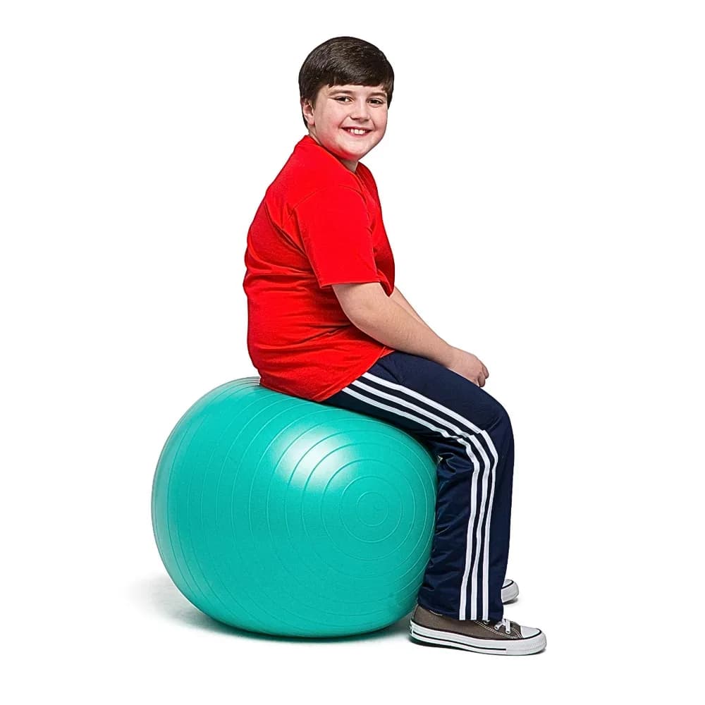 Minge de Echilibru 55cm cu Bază Ponderată Anti-Rulare – Verde — miniatură