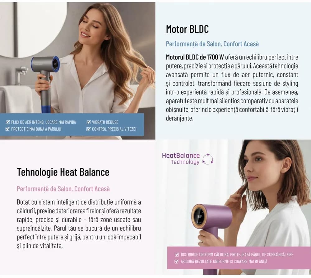 USCATOR DE PAR PROFESIONAL HEINNER HHD-H17DBLDC-PP — miniatură