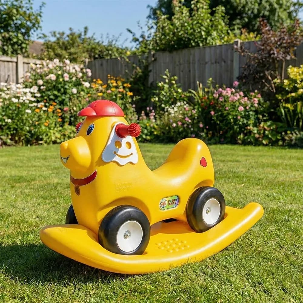 Catel balansoar 2 in 1, galben - ROBENTOYS — miniatură