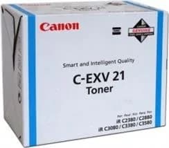 Toner Original Canon Cyan, EXV21C, pentru IR C2380I|IR C2880|IR C2880I|IR C3080|IR C3080I|IR C3380|IR C3380I|IR C3580|IR C3580, 14K,NOPP, "CF0453B002AA"