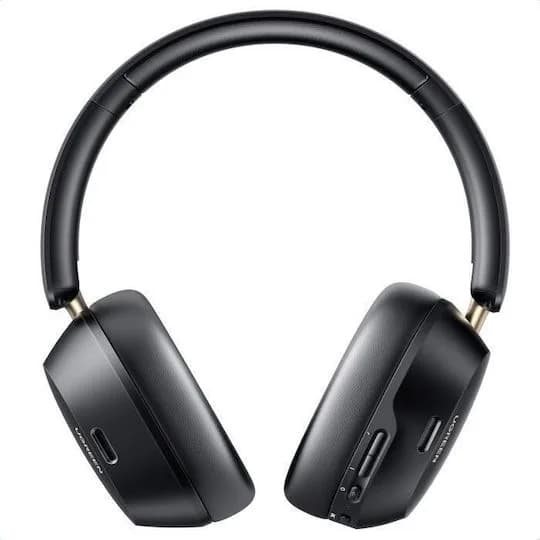 CASTI Ugreen, "HP203" HiTune Max5c Hybrid 40mm drivers, 45 ore baterie, incarcate USB Type-C, Over Ear, bluetooth 5.4, 3D Spatial Audio, ANC noise cancelling, negru, "35757" - 6941876237579 — miniatură