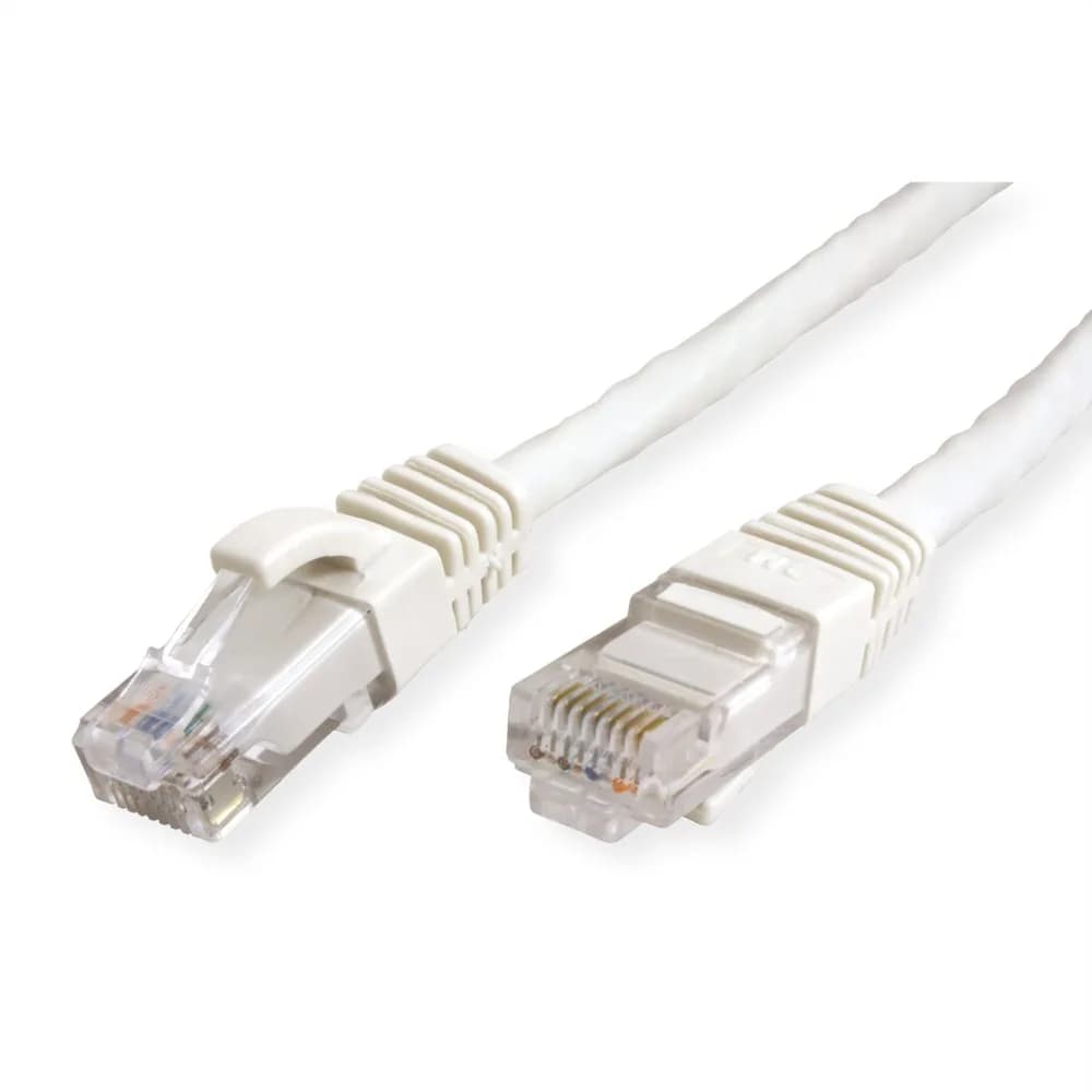 PATCH CORD UTP SPACER Cat6, cupru-aluminiu, 3 m, alb, AWG26, "SPPC-UTP-CAT6-3M" — miniatură