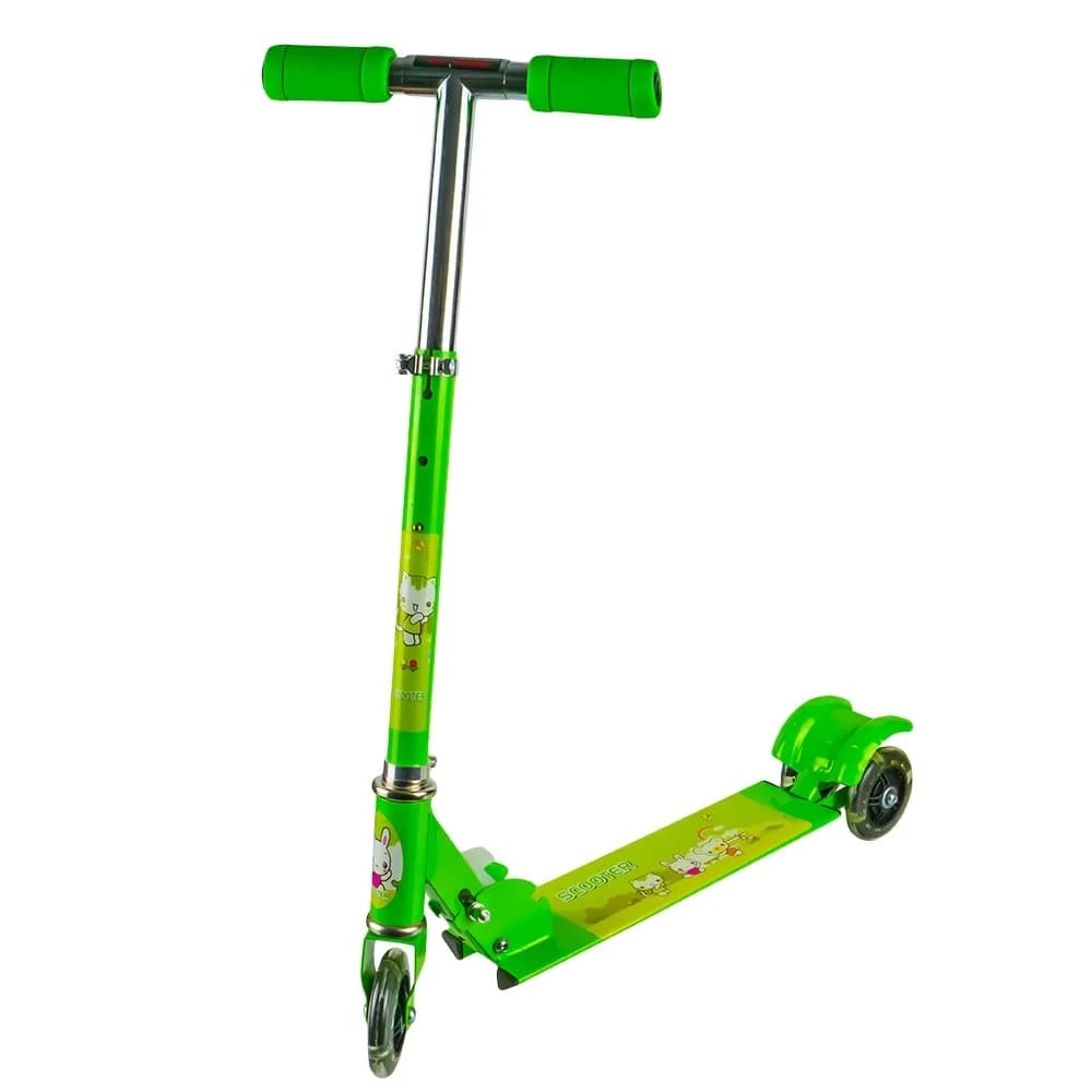 Trotineta cadru metal, 3 roti, 72 cm — miniatură