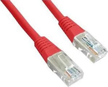 PATCH CORD UTP GEMBIRD Cat5e, cupru-aluminiu, 0.5 m, rosu, AWG26, "PP12-0.5M/R"