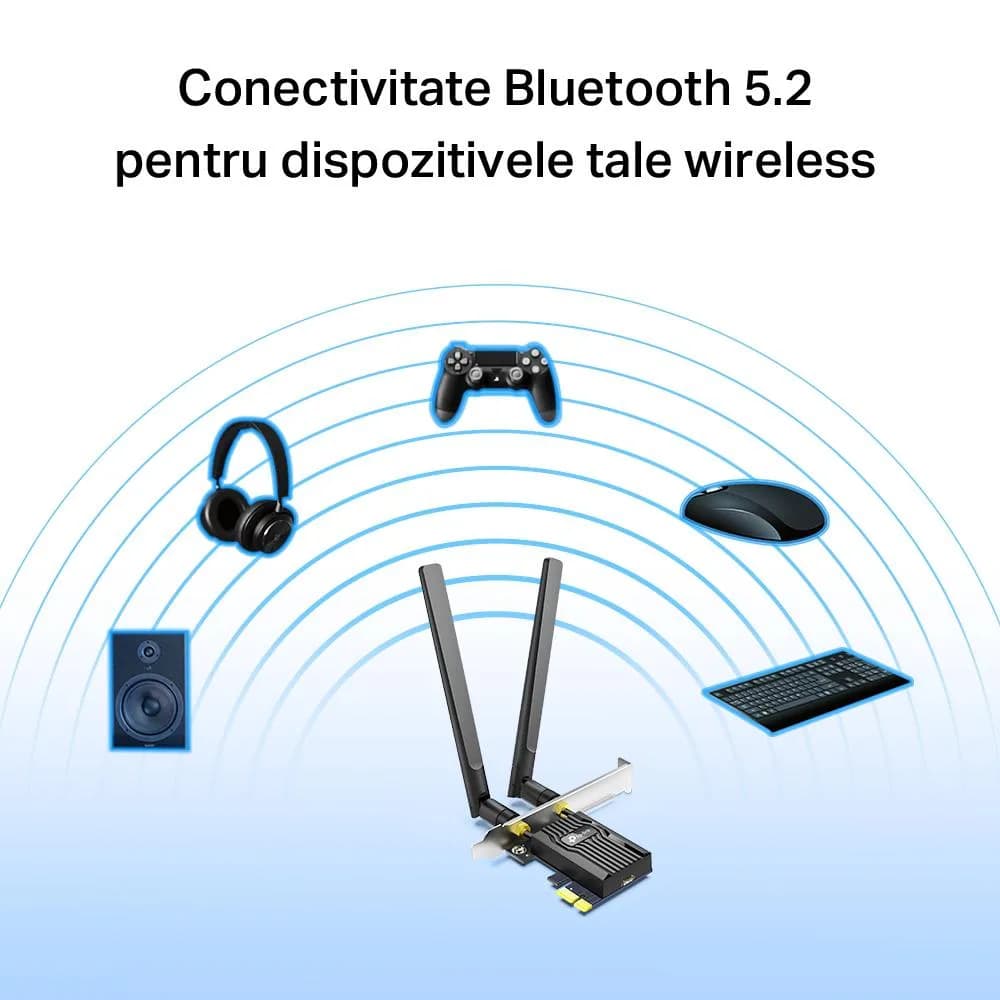 Adaptor Wireless TP-LINK Archer TX55E, WIFI 6, Mesh, Dual Band — miniatură