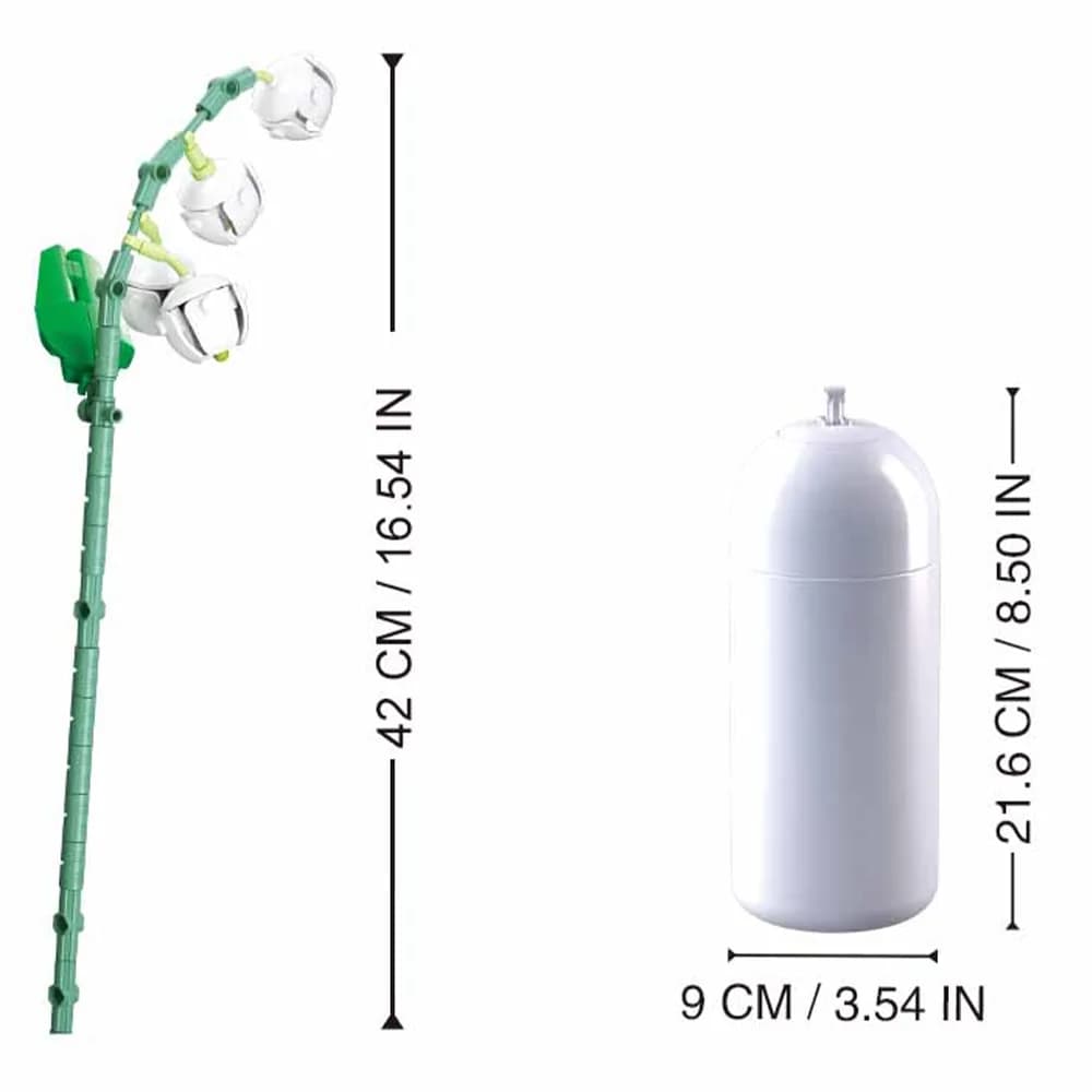 Set de Constructie Flowers, 253 piese, Lacramioara - Sluban — miniatură