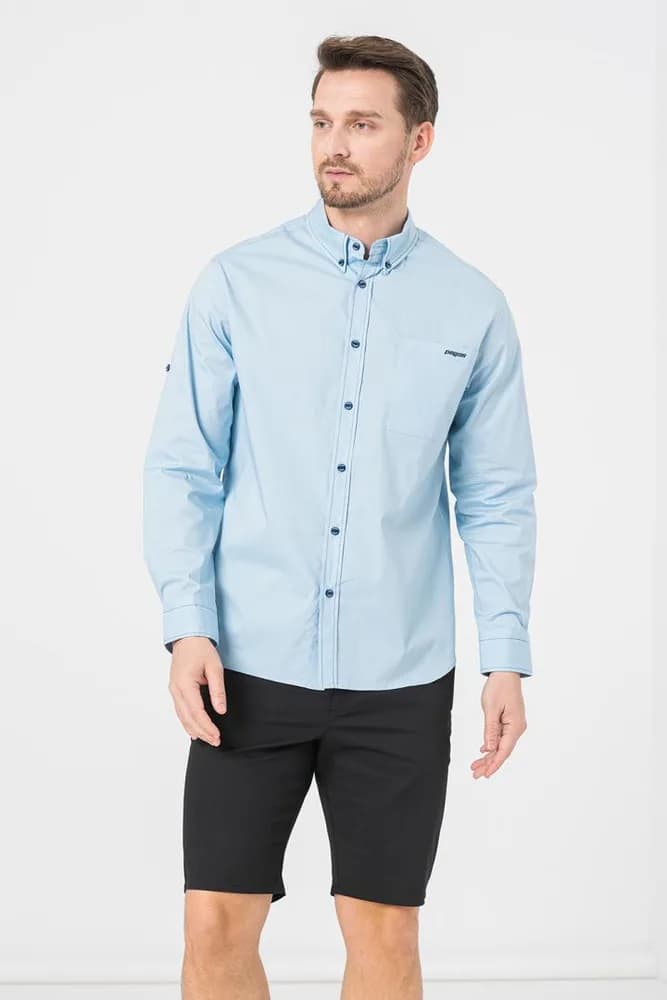CAMASA CASUAL BARBATI LIGHT BLUE L