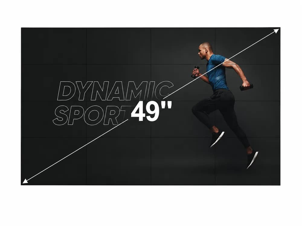 Display profesinal LG 49" 49VL5PJ-A, FHD Slim Bezel Video Wall, Bezel : 2.25 mm