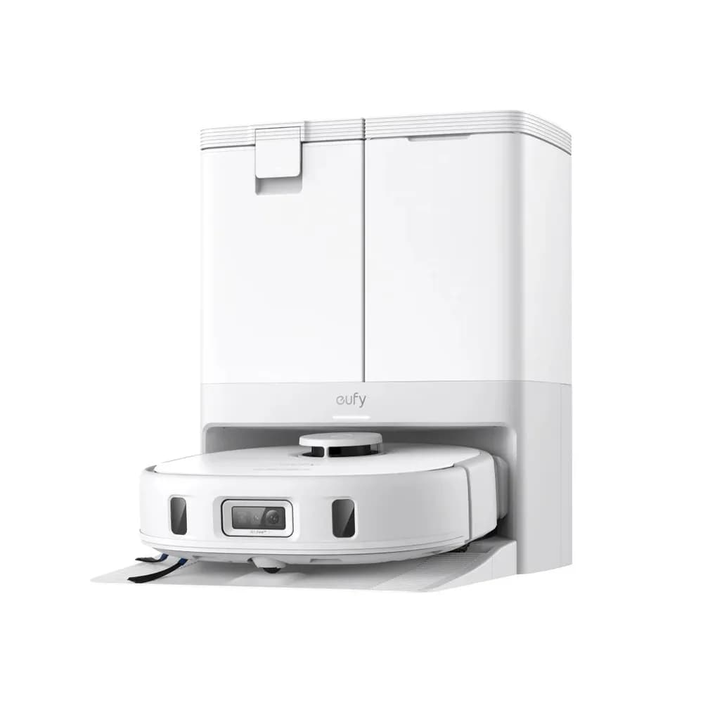 Robot All-in-One Anker "eufy X10 Pro Omni", 8.000 Pa, aspirare uscata si umeda, Wi-Fi, BTH, App, multi-suprafete, volum rezervor 2.5L, alb, "T2351G21" - 194644287153