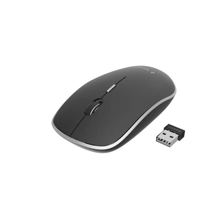 MOUSE GEMBIRD, PC sau NB, wireless, 2.4GHz, optic, 1600 dpi, butoane/scroll 4/1, silent, negru, "MUSW-4BS-01" — miniatură