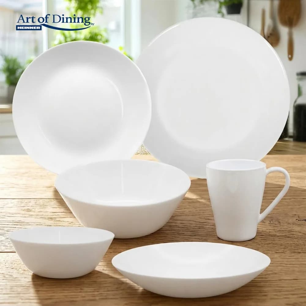 BOL OPAL ALB 19 CM, AIDA, ART OF DINING — miniatură