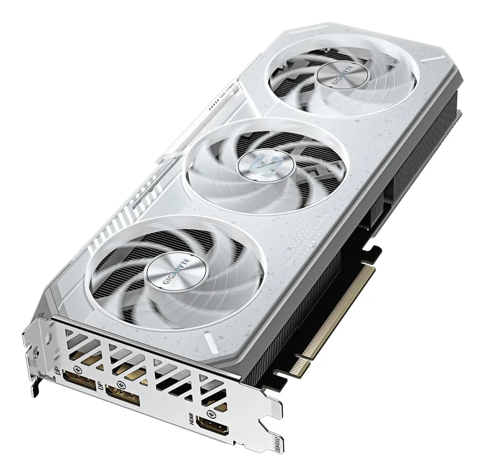 GIGABYTE Radeon RX 9060 XT GAMING OC ICE 16G, GDDR6, 128-bit, Alb "GV-R906XGAMINGOCICE-16GD" — miniatură