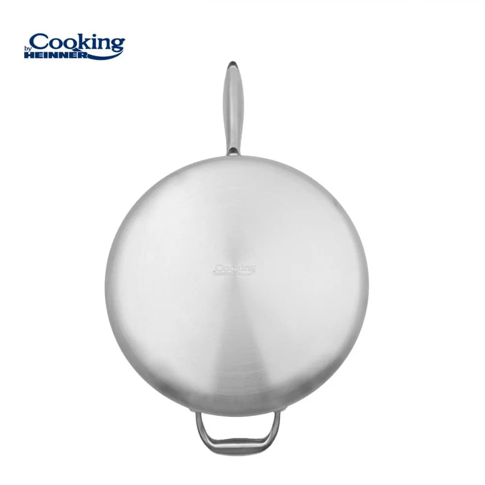 TIGAIE ADANCA INOX+CAPAC STICLA 28X7.5CM, ATOMIC3, COOKING BY HEINNER — miniatură