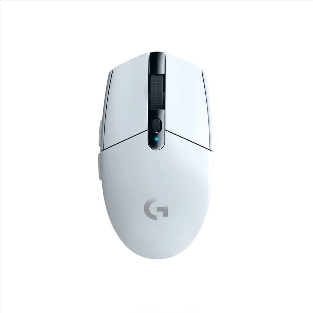 MOUSE LOGITECH, "G305", gaming, wireless, 2.4GHz, optic, 12000 dpi, butoane/scroll 6/1, iluminare, butoane programabile, alb, "910-005291"