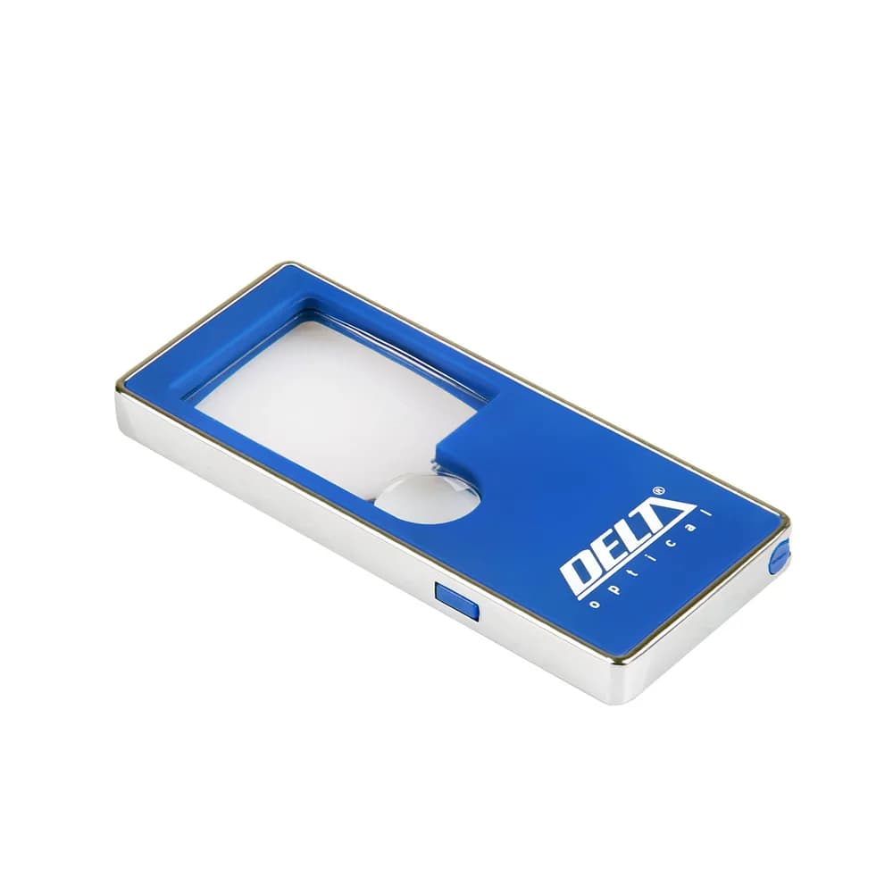 Lupă de mână cu mărire 3x/10x, cu LED alb și UV