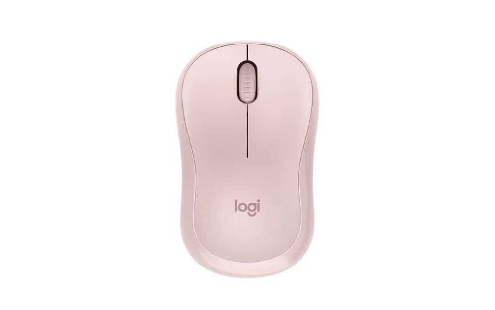 Mouse Wireless Logitech MK240 Silent Wireless, 1000 dpi, Roz