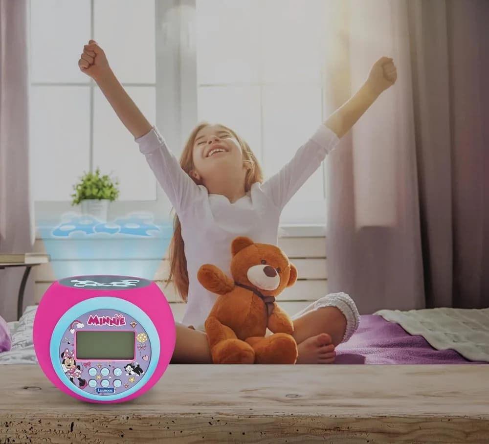 CEAS DESTEPTATOR CU PROIECTOR, MINNIE MOUSE — miniatură
