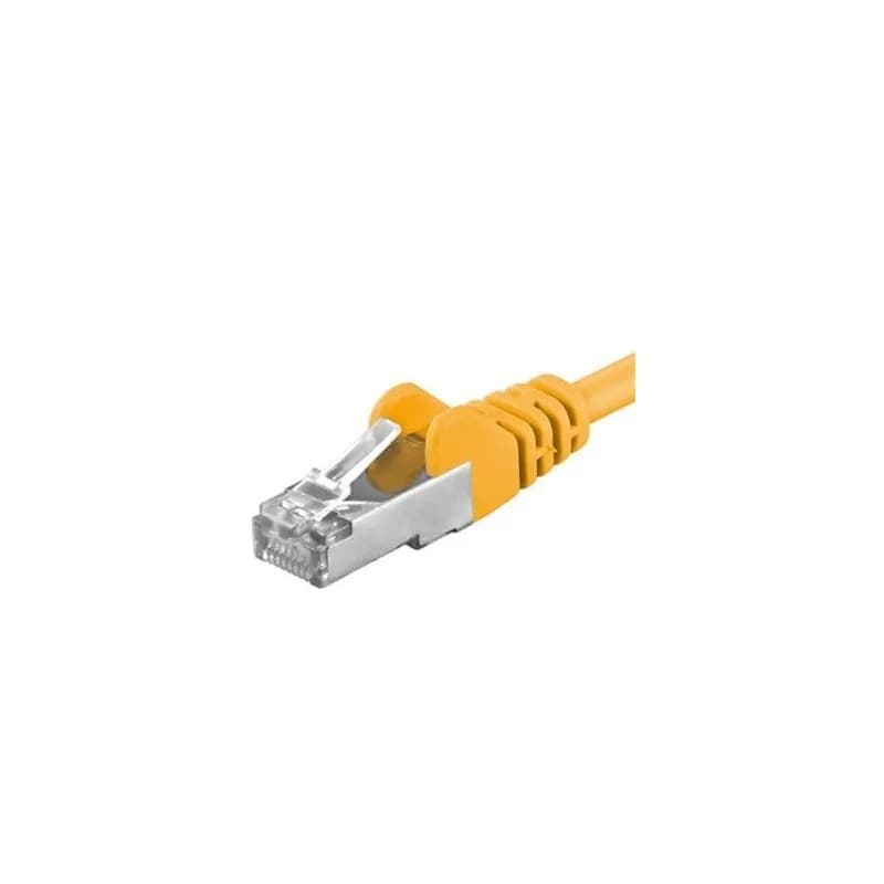 Patchcord SFTP RJ45-RJ45 Cat.6A, 0.5m, galben, "SFTP-6A-0.5-Y"