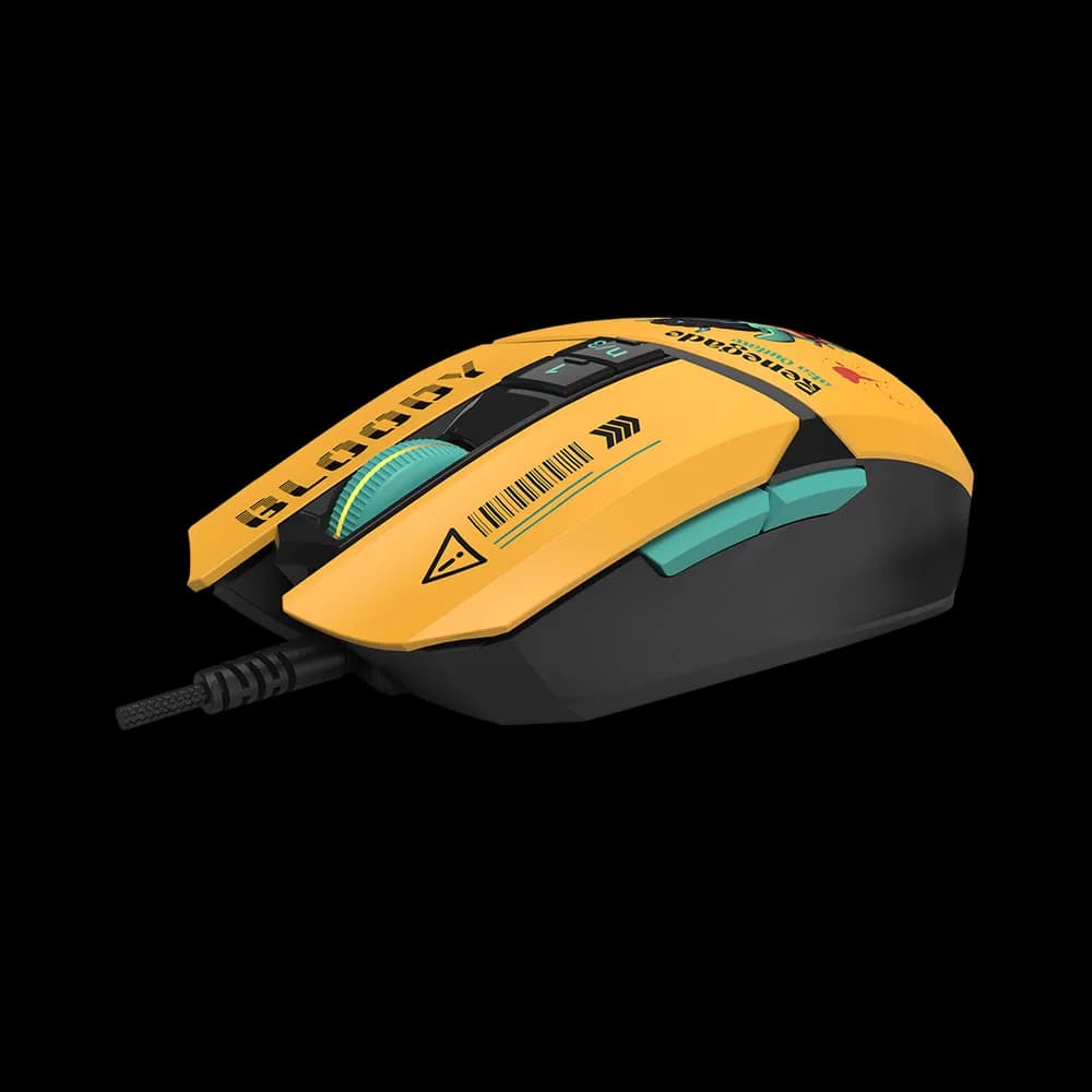 Mouse A4Tech, gaming, Bloody RGB Animation Backlit USB Renegade Sunset, "W63Max Renegade Sunset" 4711421 000529 — miniatură