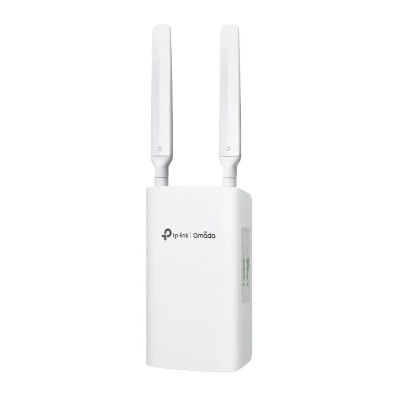 Omada 4G+Cat6 AX3000 Outdoor/Indoor Gateway PORT: 3× Gigabit WAN/LAN Port, 1 Nano SIM slot(4G+ Cat6) SPEC: 802.3bt/at/af，1 Ports PoE IN(support 802.3bt), 2 Ports with 45W PoE Power SPEED: 574Mbps at 2.4 GHz + 2402 Mbps at 5 GHz (HE160) Wi-Fi Speed, 300 Mbps Download LTE Speed FEATURE: Integration