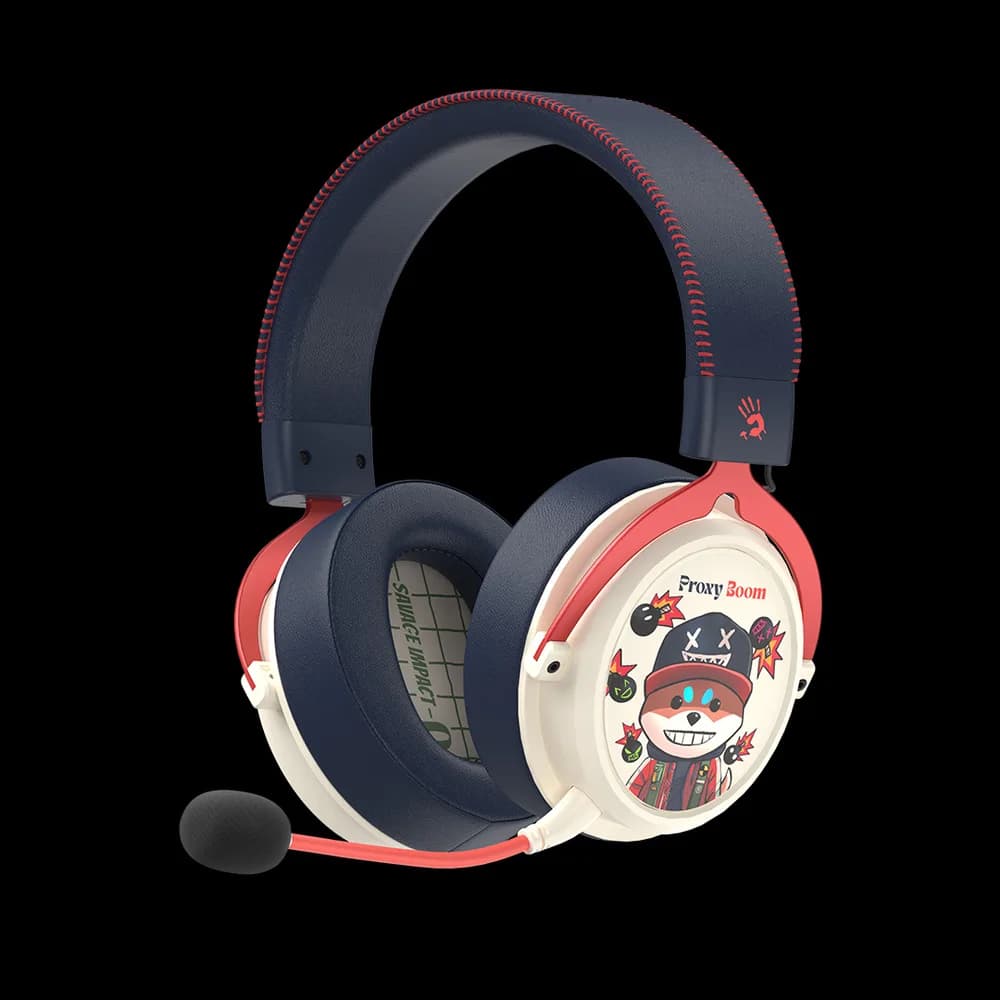 Casti gaming Bloody Bluetooth v5.3 + 2.4GHz + Wired Multi-Mode Connection Headset Proxy Boom "MR595 Proxy Boom" 4711421 000291