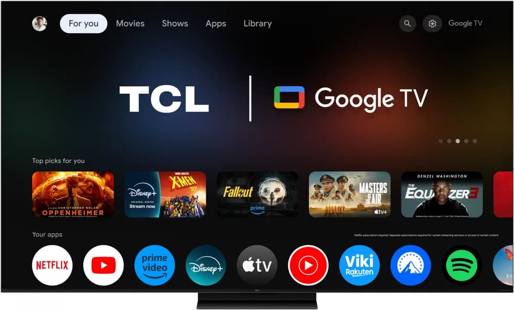 Televizor TCL QD-MiniLED 75Q7C, 189 cm, Smart Google TV, 4K Ultra HD, 144Hz, Bang & Olufsen — miniatură